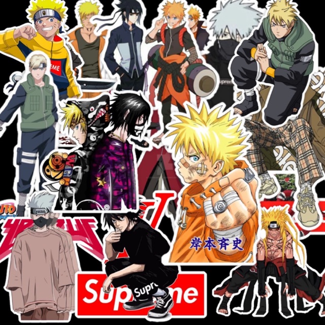 [STICKER 1K] STICKER NARUTO SIÊU CHẤT DÁN TRANG TRÍ ĐT LAPTOP VALI TƯỜNG TỦ KỆ MŨ BẢO HIỂM XE MÁY NOTEBOOK - S36