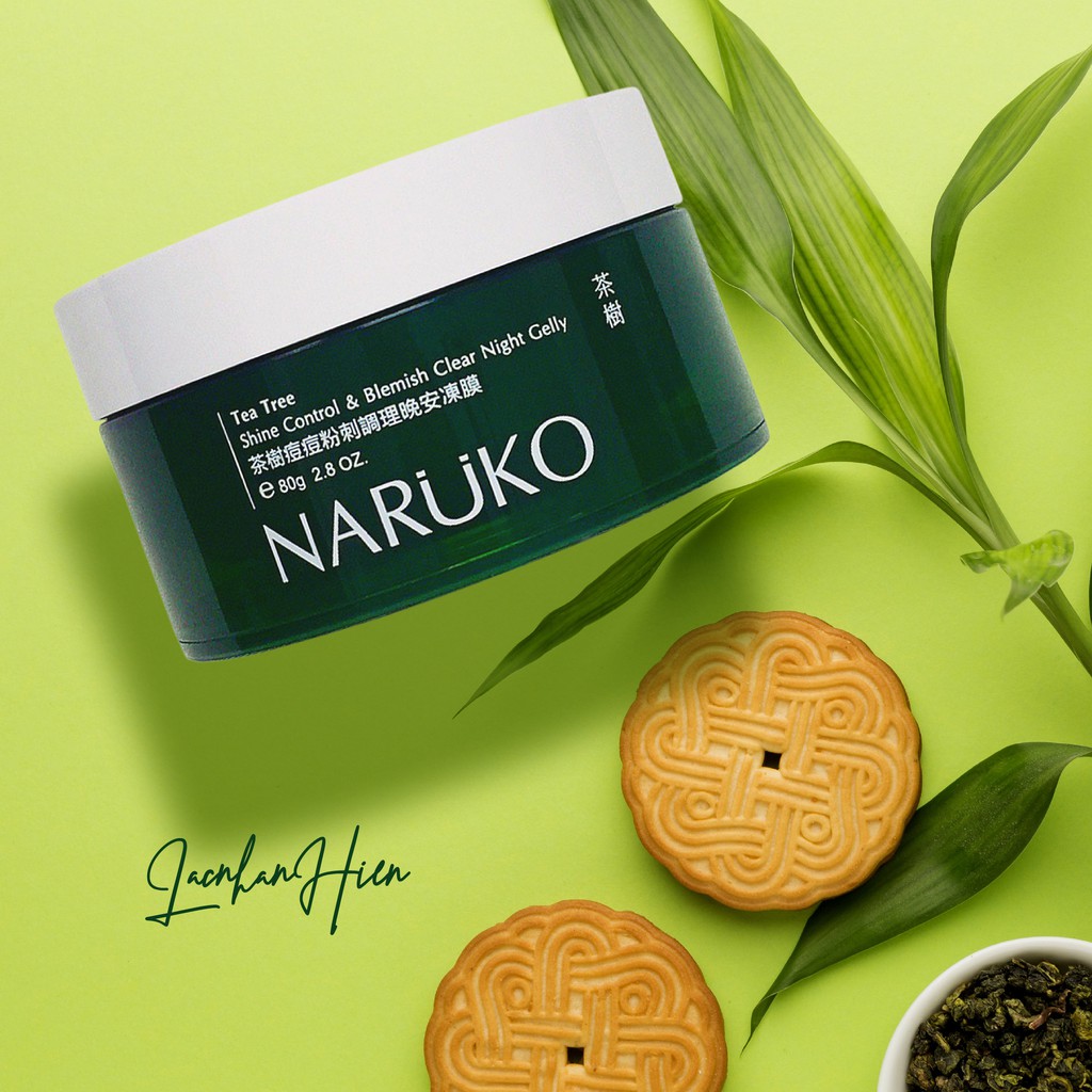 [Bill Đài] MẶT NẠ NGỦ NARUKO TRÀM TRÀ TRỊ MỤN KIỀM DẦU ❤ NARUKO TEA TREE SHINE CONTROL & BLEMISH CLEAR NIGHT GELLY