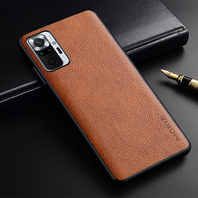 Bao Da Điện Thoại pu Màu Trơn Cho xiaomi redmi note 10 5g 10t 10 pro max 10s Ốp