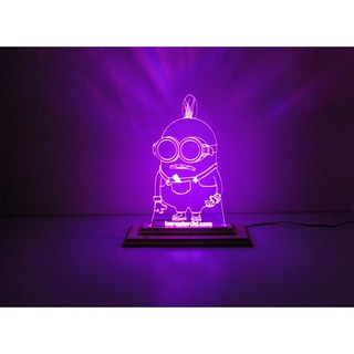 Mô Hình Đèn Led 3D Kẻ Cắp Mặt Trăng Minion