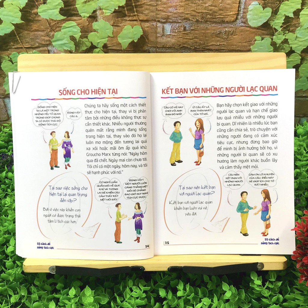 Sách - 55 Cách để sống tích cực | BigBuy360 - bigbuy360.vn