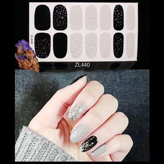 Miếng dán móng tay Silicon - Nail Wraps (14 miếng dán khô)