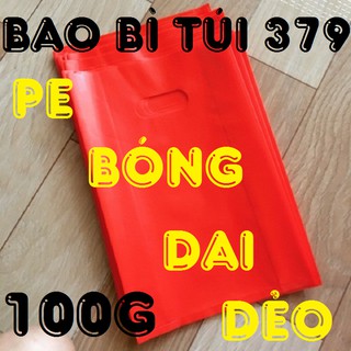 100G Túi Xốp PE Bóng Dẻo, Túi dày đẹp đủ size lựa chọn, Màu Ngẫu Nhiên
