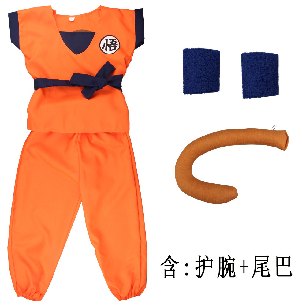 Bộ Đồ Hóa Trang Son Goku Trong Phim Dragon Ball Độc Đáo Cho Bé Dịp Halloween
