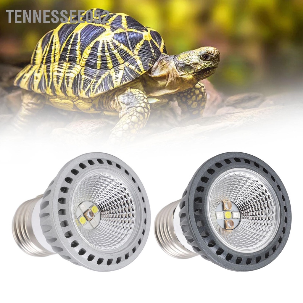 [Hàng Sẵn] Đèn sưởi UVA UVB 5.0 / 10.0 Full Spectrum LED chuyên dụng cho rùa và các loại bò sát【Tennessee052】