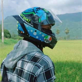 Đuôi gió gắn mũ bảo hiểm Fullface
