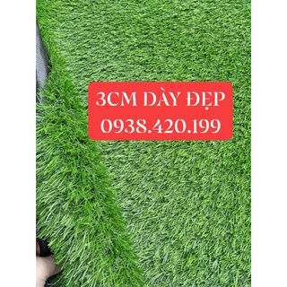 Thảm Cỏ Nhân Tạo 3CM CAO CẤP Trang Trí Sân Vườn, Ban Công, Khu Vui Chơi Cho Trẻ Em, Màm Non, Trường Học
