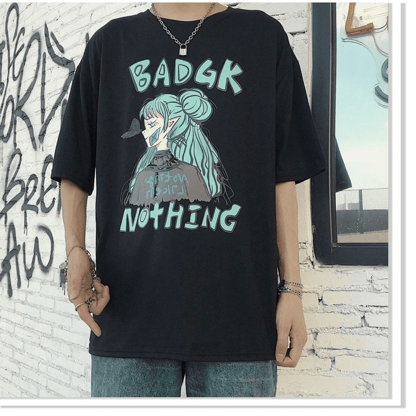 Áo thun phông tay lỡ form rộng BADGK UnisexT6 PHONG CÁCH AOMI