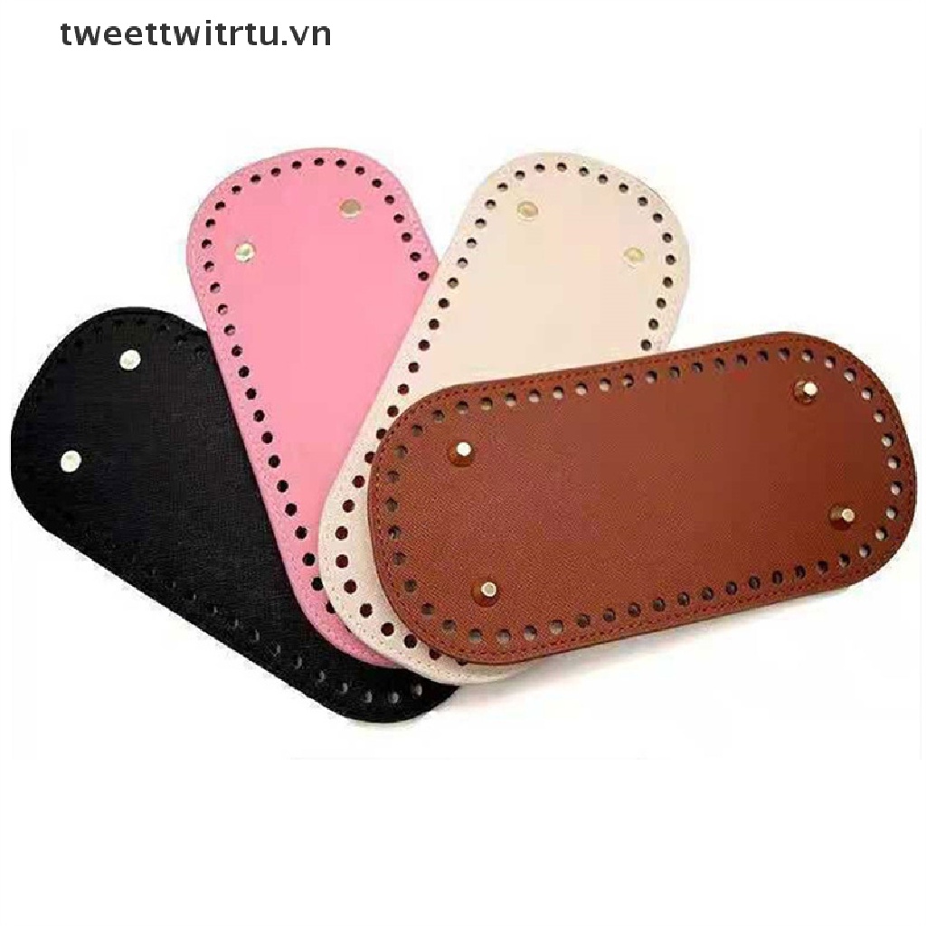 Đáy Da Hình Oval Làm Túi Xách Handmade DIY
