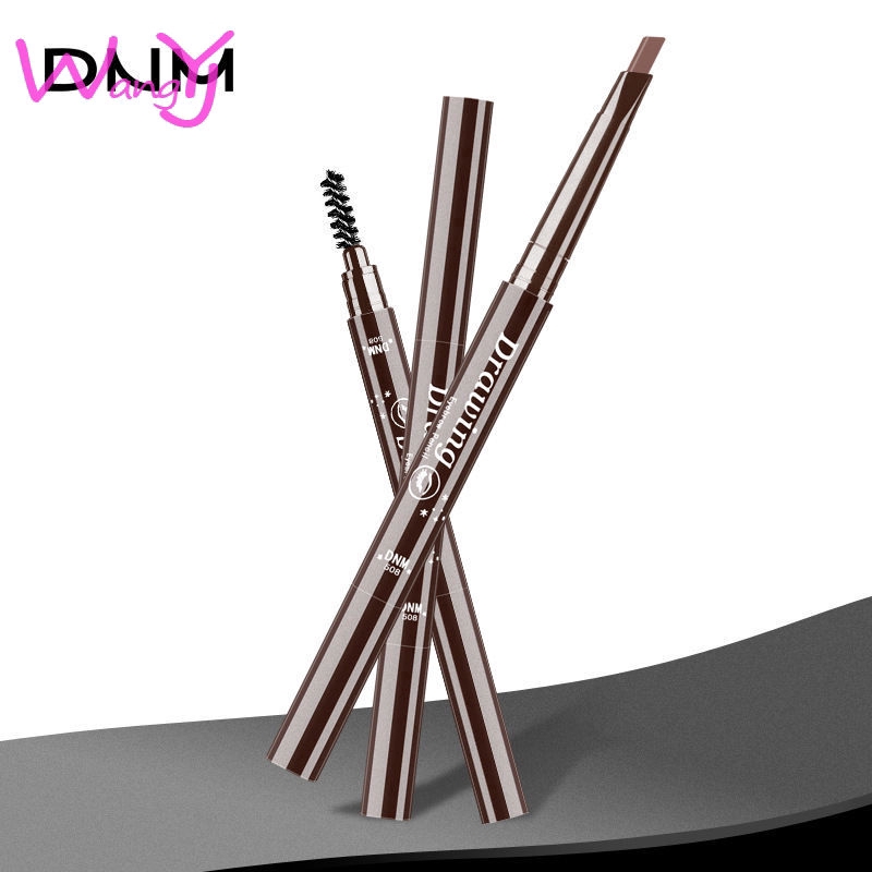 [Hàng mới về] Bút Kẻ Lông Mày Hai Đầu 5 Màu Tùy Chọn Lâu Trôi Chống Thấm Nước Và Mồ Hôi