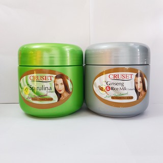 Ủ tóc Cruset Thái Lan 500g (ủ cô gái ) Màu xanh, ghi Tặng kèm hộp 60g