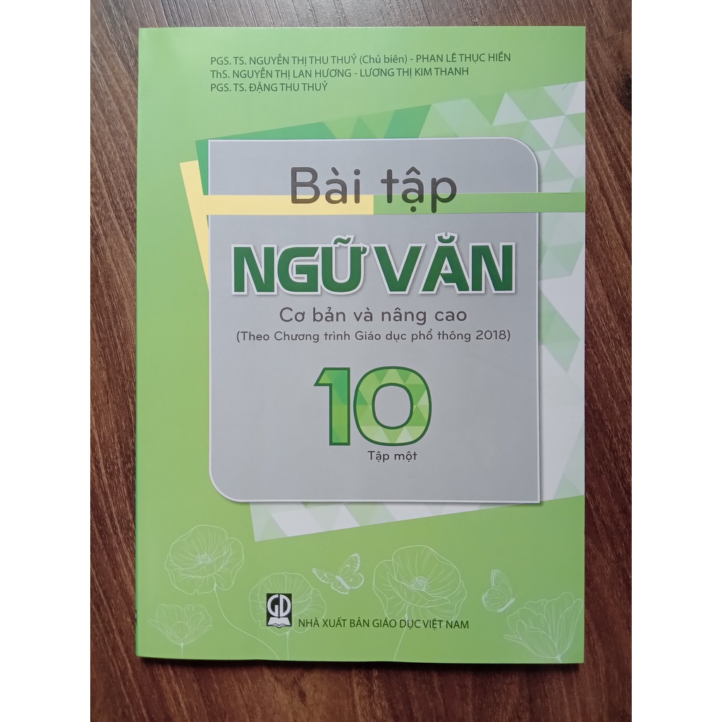 Sách - Combo Bài Tập Ngữ Văn 10 - Tập 1 + 2 cơ bản và nâng cao (Theo Chương trình Giáo dục phổ thông 2018)