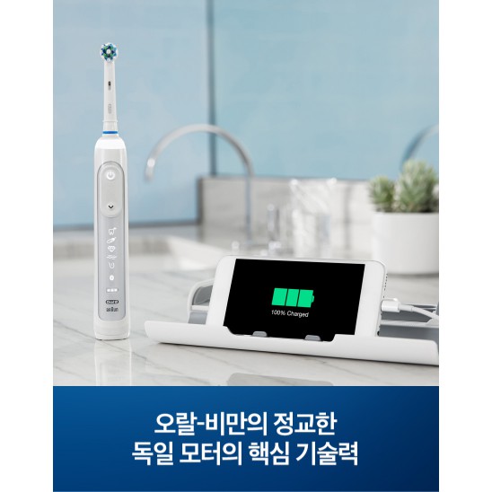 Bàn chải đánh răng điện Oral-B Genius 9000 Electric Rechargeable Toothbrush Powered