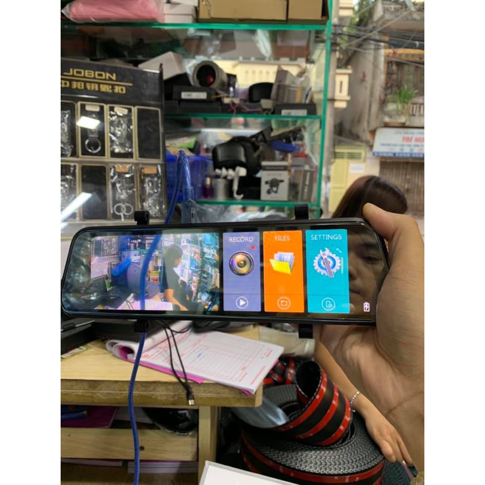 CAMERA HÀNH TRÌNH ANYTEK T12 GƯƠNG 10 INC ANYTEK T12 SIÊU NÉT FULLHD KÈM CAMERA LÙI | BigBuy360 - bigbuy360.vn