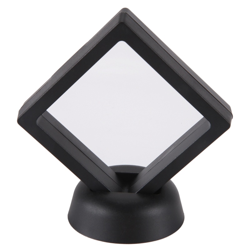 Bộ 30 Khung Trưng Bày Đồng Xu 3D Màu Đen Kèm Giá Đỡ Chuyên Dụng Cho Tiền Xu AA Medallions