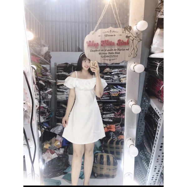 Bigsize 60-95kg By Thiên Bình)ĐẦM TRỄ VAI BÈO TIỂU THƯ