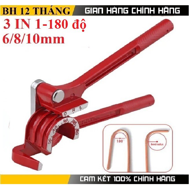 Vam uốn ống đồng thủ công CT369A 3 trong 1 Loại ống 6/8/10mm - Kìm uốn ống thủ công