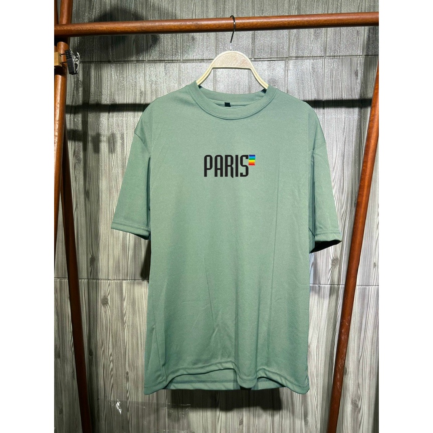 Áo thun Stee PARIS II Middle Green CVC - Giá sỉ Unisex