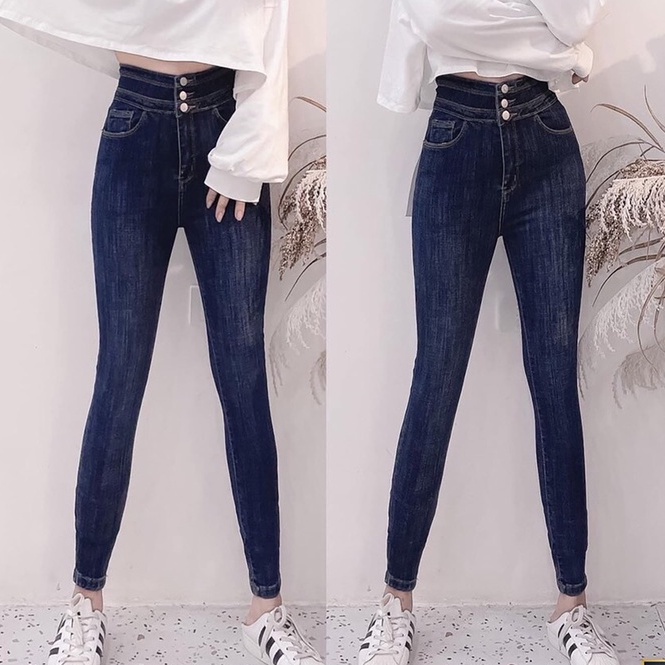 Quần Jean nữ co giãn (nhiều mẫu) ôm dáng siêu xinh, Quần bò nữ cạp cao thời trang trẻ trung Lady Fashion - MQ700 | BigBuy360 - bigbuy360.vn