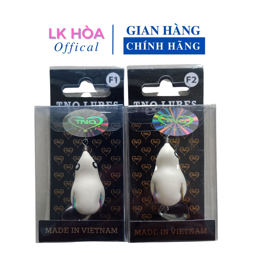 Mồi câu lure nhái hơi TNQ F1(7g, Nổi) và F2(10g,Chìm) phiên bản mini của T1 và T3