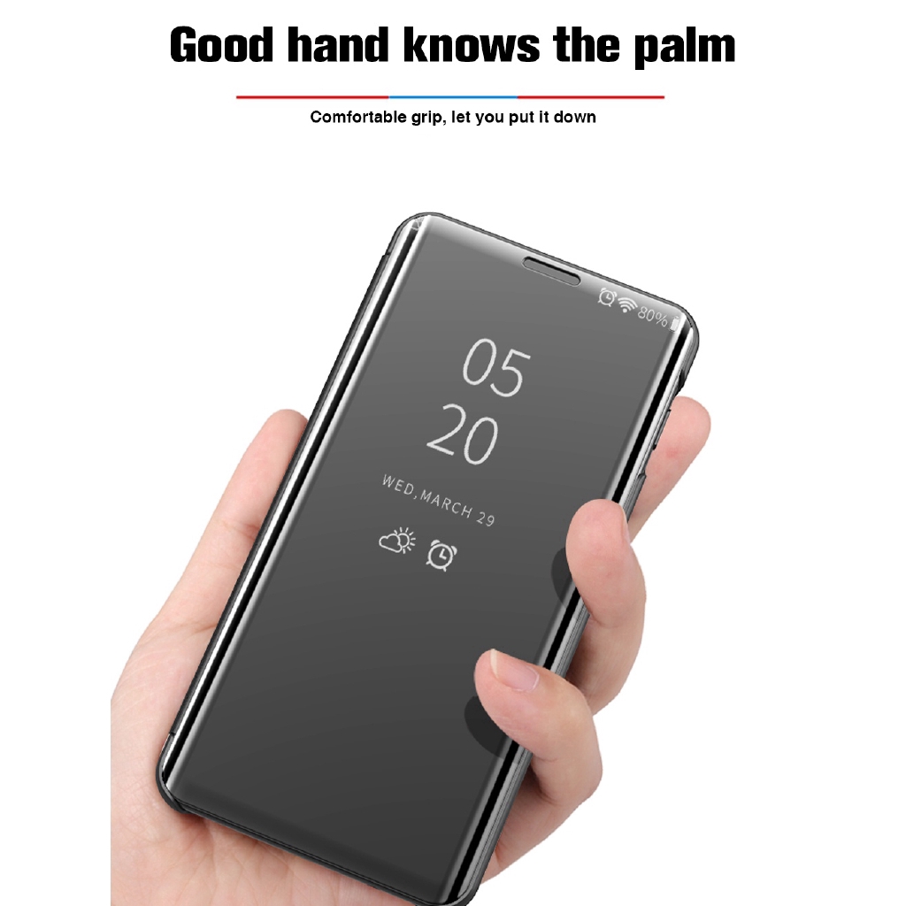 Ốp điện thoại mặt gương nắp gập nhiều màu cho Sumsung Galaxy S7 S6 Edge Plus J2 J5 J7 Prime