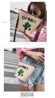 Túi cói “Green”