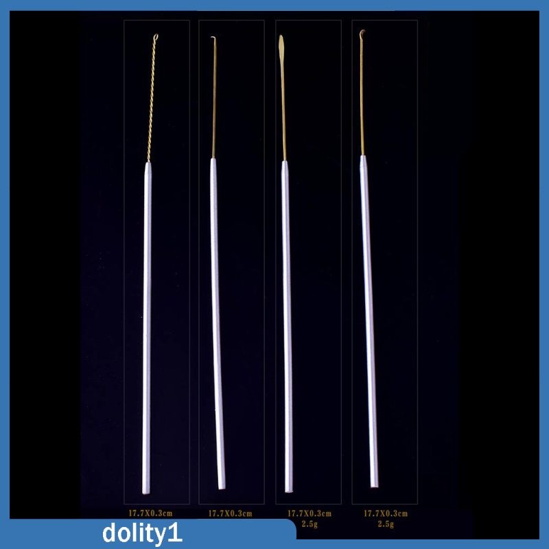 Set 1 / 4 Dụng Cụ Lấy Ráy Tai Tay Cầm Dài Tiện Dụng