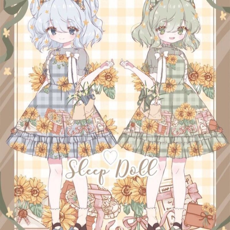 ĐẦM LOLITA HOA HƯỚNG DƯƠNG🏵️Có ảnh thật