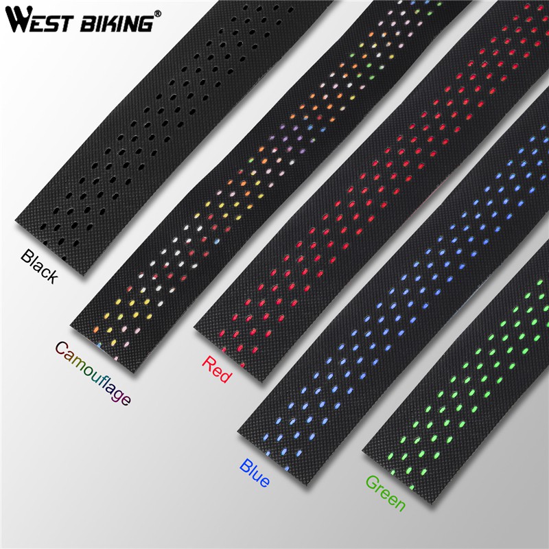 Băng Quấn Tay Lái Xe Đạp WEST BIKING Mềm Với 2 Đầu Chặn Cho Xe Đạp Leo Núi
