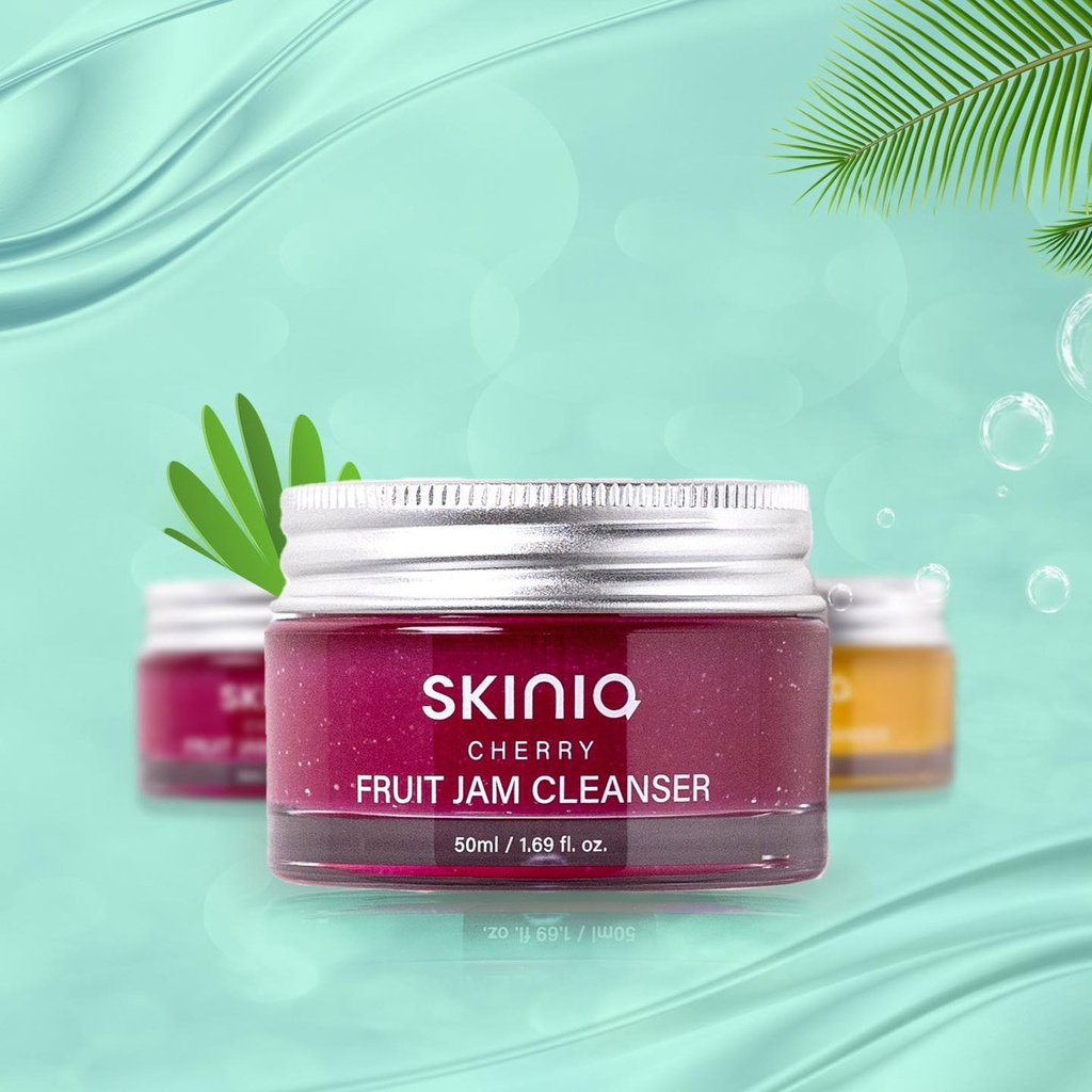 Tẩy trang, rửa mặt làm dịu da dạng mứt Skinia Cherry Jam Cleanser 50ml