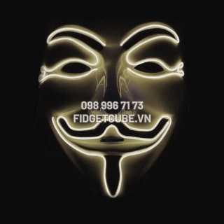 Mặt Nạ Hacker Anonymous Có Đèn LED