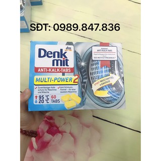 Bán Sỉ Hộp 60 viên tẩy lồng giặt Denkmit Đức