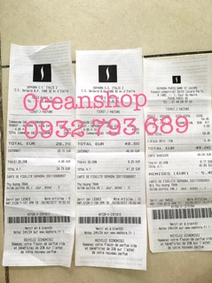 Pad rửa mặt Sephora (Bill mua tại Pháp ảnh bên cạnh)