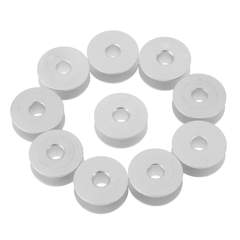 Bộ 10 Cuộn Chỉ Nhôm 21mm Chuyên Dụng Cho Máy May Brother