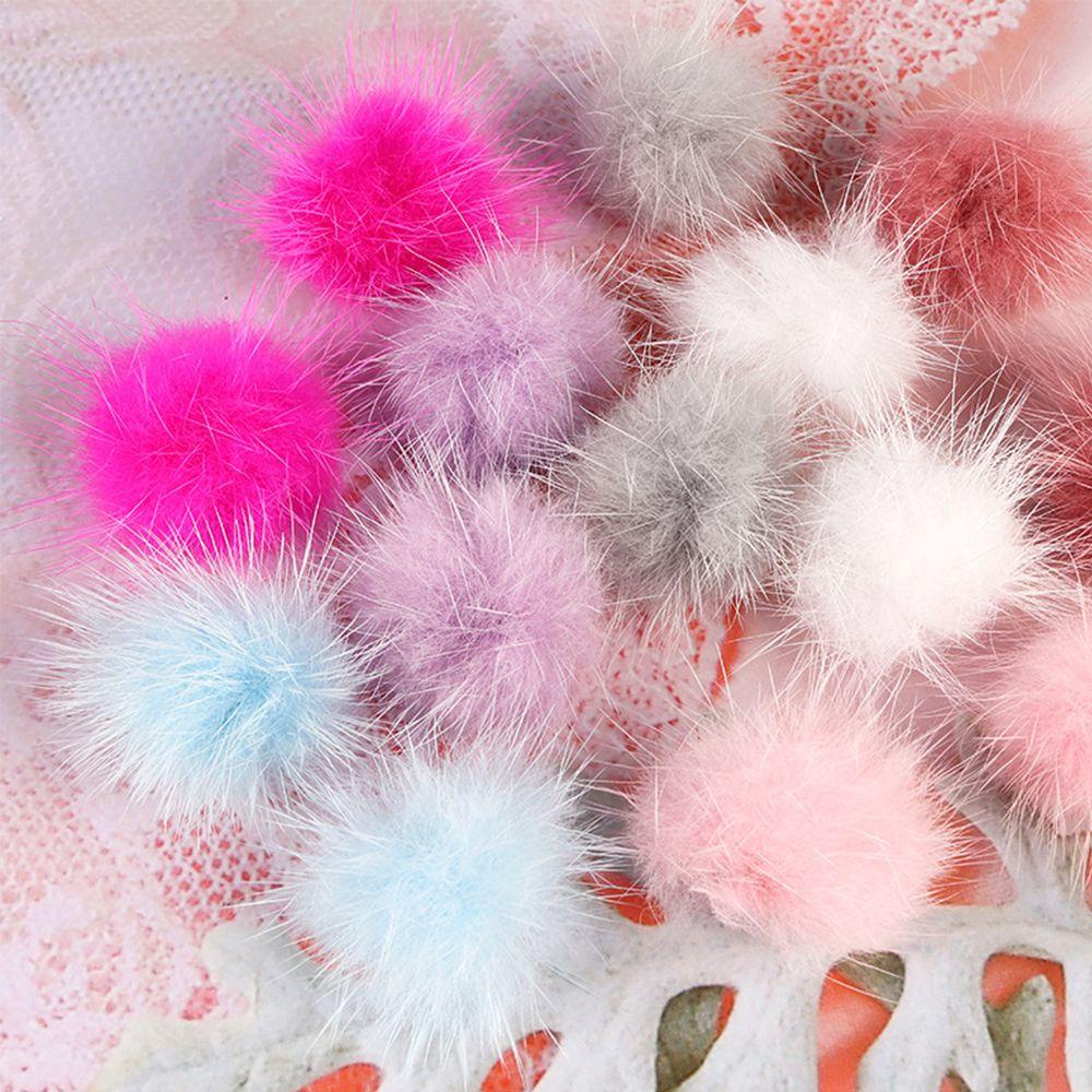 Phụ Kiện Cục Bông Mềm Trang Trí Móng Nghệ Thuật 3D Tháo Rời Được