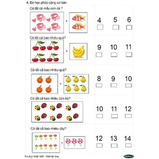 Math - Toán tư duy (4-6y)