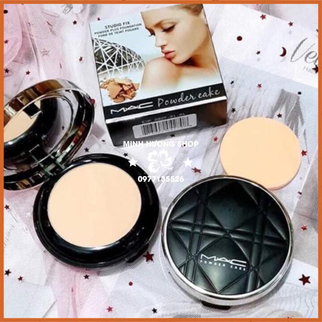 Phấn phủ khô 2 tầng 🌸SIÊU TIỆN DỤNG 🌸 tặng kèm bông trang điểm