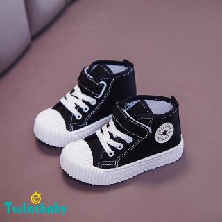 Giày thể thao canvas cổ cao cho bé