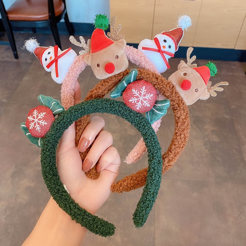 Băng đô cài tóc phong cách giáng sinh dễ thương