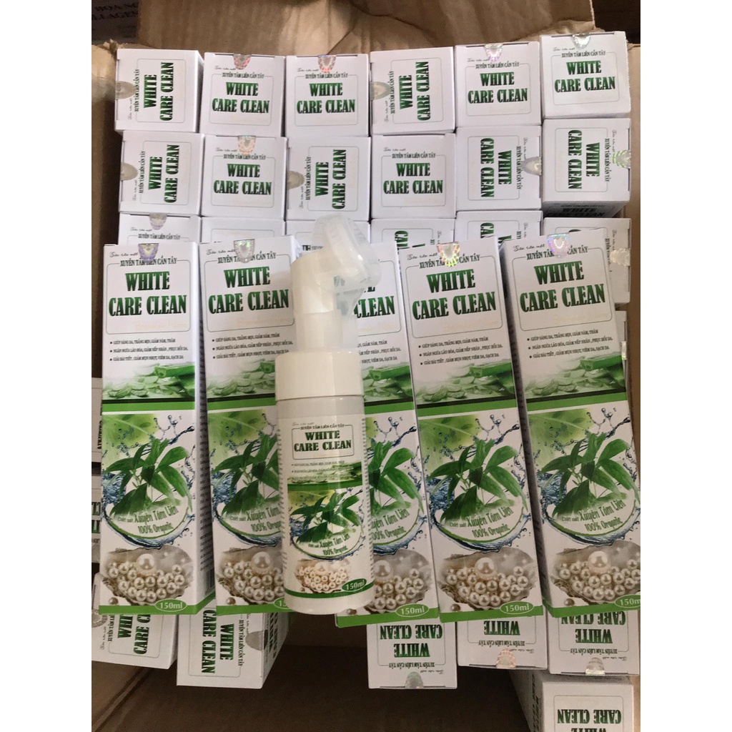 Sữa rửa mặt white care clean tự nhiên hãng NCT3 ( sẵn đầu cọ)