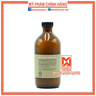 Dầu gội siêu mượt tóc OWAY SILK'N GLOW HAIR BATH 500ml chính hãng