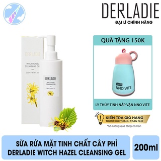 Sữa Rửa Mặt Tinh Chất Cây Phỉ Derladie Witch Hazel Cleansing Gel 200ml