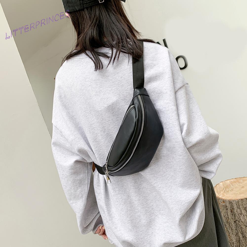 Litterprinces Women Waist Crossbody Bag Travel Chest Hip Bag Ladies Belt Fanny Bum Pack