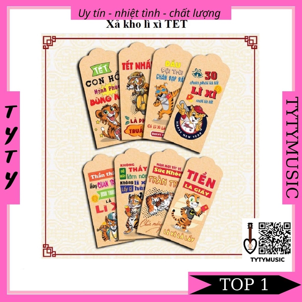 Bao lì xì TẾT 2022 [Xả Kho] TYTYmusic
