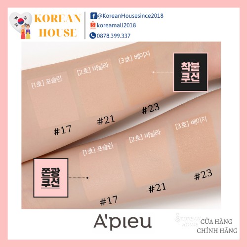 (Chính hãng) PHẤN NƯỚC KIỀM DẦU APIEU COVER PANG LONGWEAR CUSHION | BigBuy360 - bigbuy360.vn