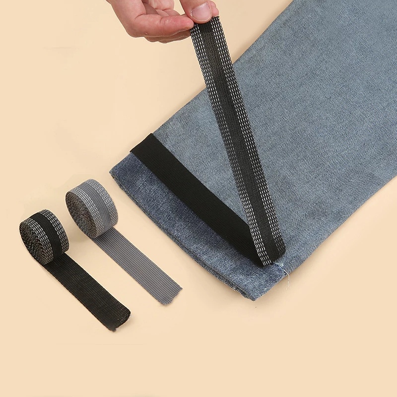 1 Cuộn Miếng Vá Sửa Quần Áo Vải Jean Thủ Công DIY Có Thể Giặt Nhanh