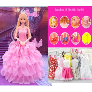 [Mã TOYDEC hoàn 20K xu đơn 50K] Búp Bê Tiểu Thư Hồng H01 Ngẫu Nhiên