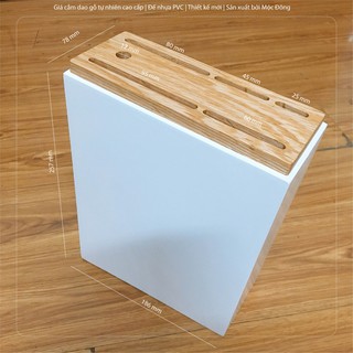 Giá cắm dao mặt gỗ