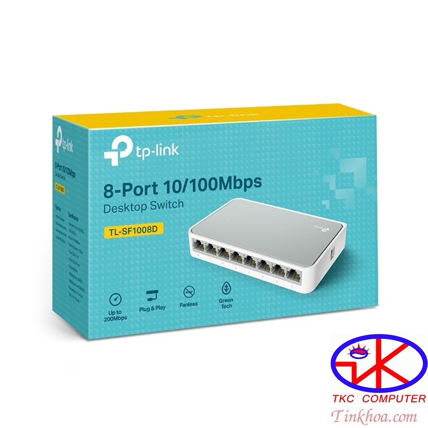 Thiết bị chia mạng 8 cổng TP-Link TL - SF1008D Chính Hãng phân phối bh 24 tháng