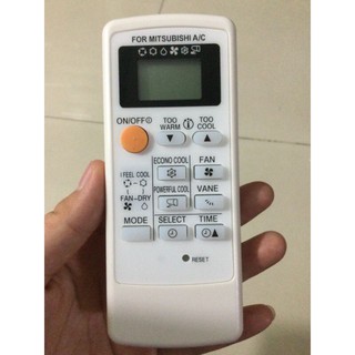 Remote Điều Khiển Máy Lạnh MITSUBISHI Mặt Đen (mẫu 2)